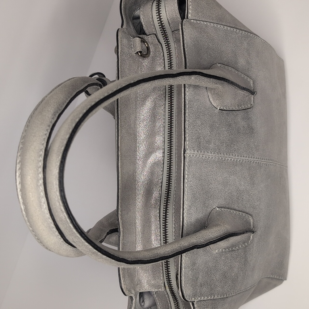 Kennel & Schmenger Silver Studded Satchel - Picture 12 of 13